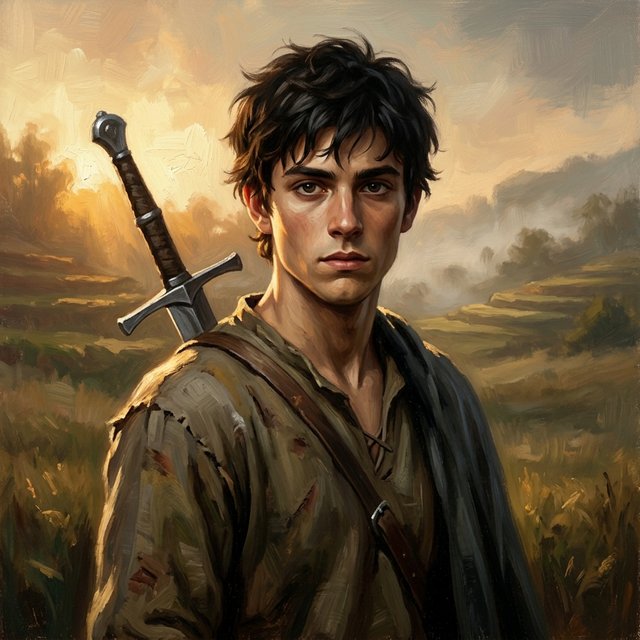 Retrato de Elior, o rapaz da fazenda.