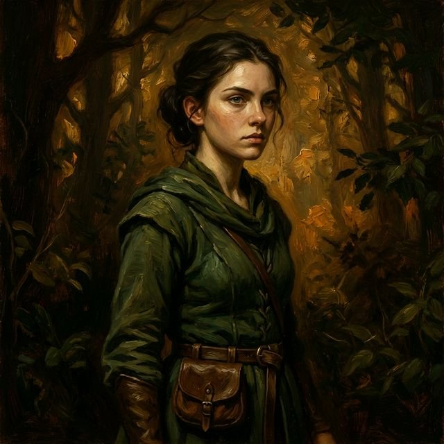 Retrato de Deborah, a irmã inabalável.